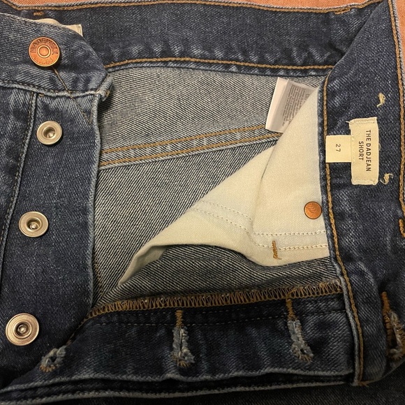 MADEWELL Dadjean Castlewood Wash Distressed Short 27 $74 - Picture 9 of 11